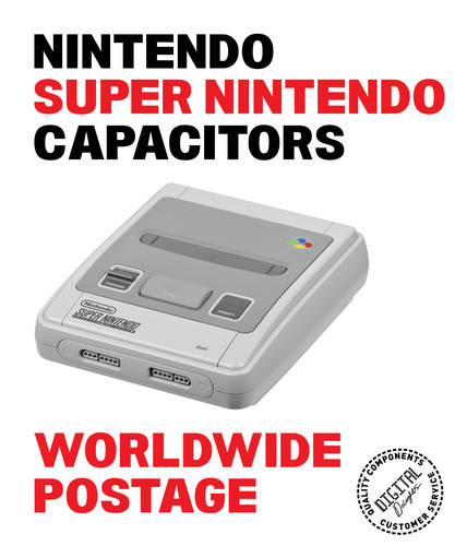 Condensatori super nintendo - condensatori,